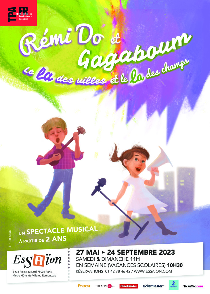 Affiche REMI DO GAGABOUM THEATRE A4 BLANC